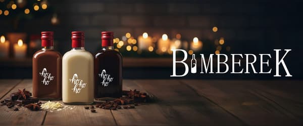 5x Flaskor 200 ml KOLVA MED TRYCK för vin och tinkturer JULFLASKOR