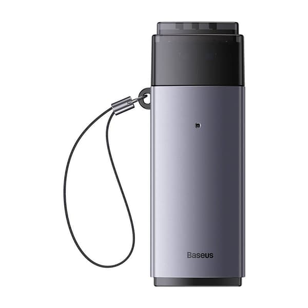 Baseus Lite-serien SD/TF-minneskortläsare, USB (grå)