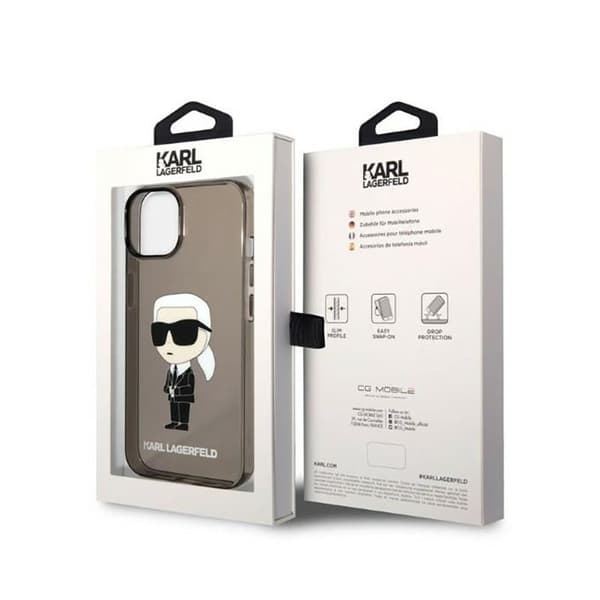 Karl Lagerfeld IML NFT Ikonik - iPhone 14 Plus cover (sort)