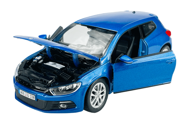 WELLY VW VOLKSWAGEN SCIROCCO BLÅ 1:24 24007