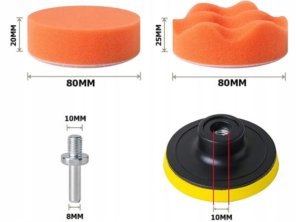 GAB poleringsvampar 12 st 100-pack