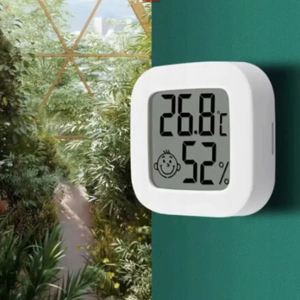 MINI VÄDERSTATION TERMOMETER HYGROMETER RUMSVÄDERSENSOR BATTERI