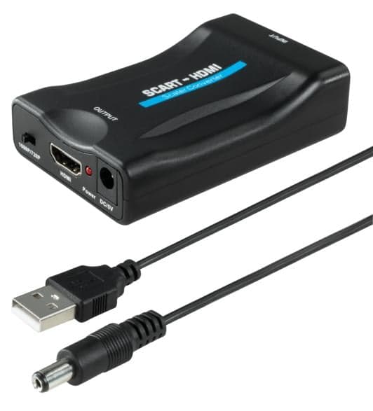ISY IHD-9026 Scart til HDMI konverter sort