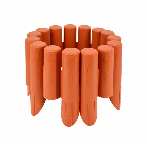 AWTOOLS PUUTARHAPALISADI 8 kpl 2,3 m TERRAKOTTAA