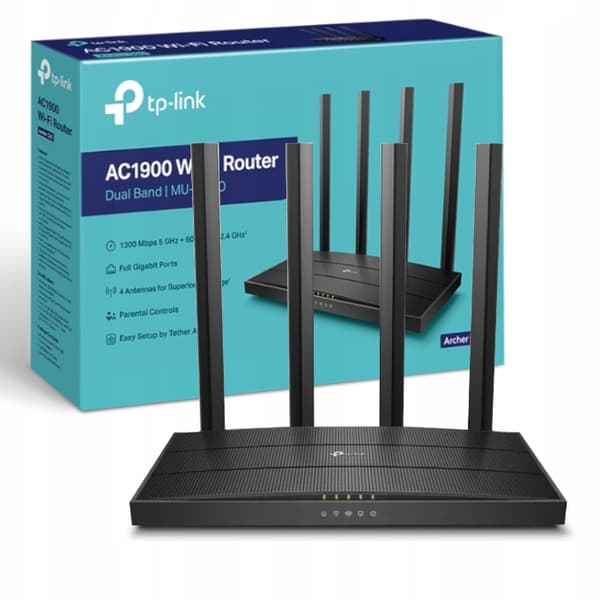 WiFi 5 router TP-LINK Archer C80, DualBand, AC1900, 4 antenner
