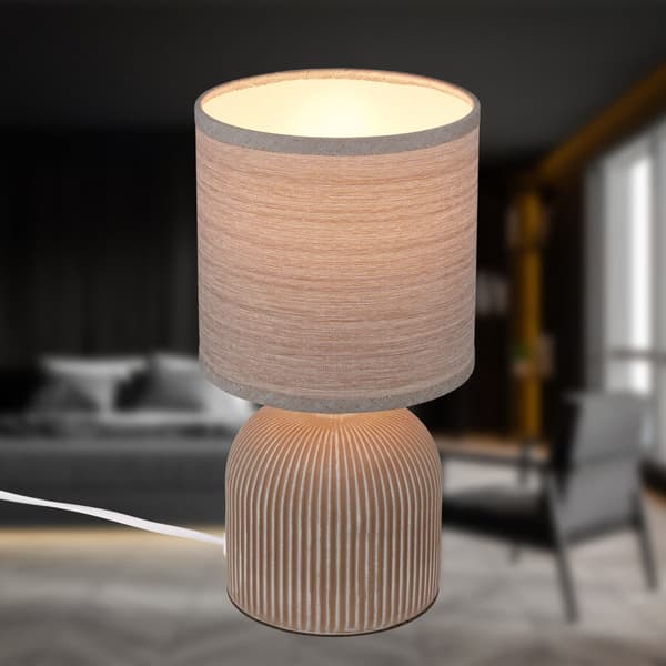 INO Nattbordslampa, Keramik E14 - För Sovrum, Vardagsrum