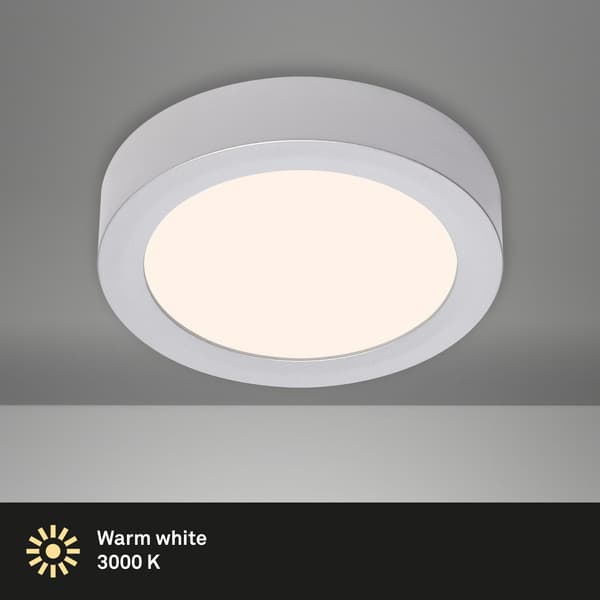 LOFTSLAMPE - PÅVÆGSMONTERING - SØLV - LED 12W - VARM