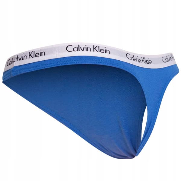 CALVIN KLEIN DAMBLÅ STRINGTROSOR MED LOGOTYP S 0Z4A5_C* TIA