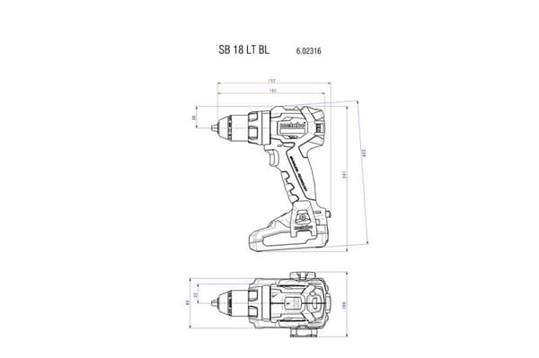 KOMBINASÆT 18V SB 18LT BL + SSD 18LT 200BL 2*5.2AH - ME 685200000