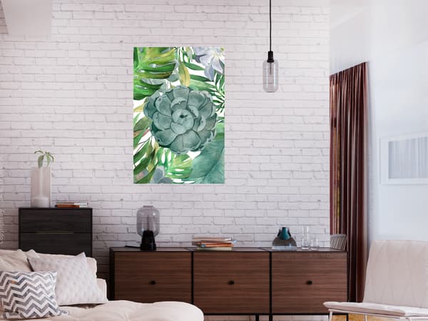Bild - Tropisk flora (1-delig) vertikal