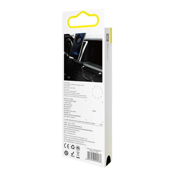 Baseus USB, AUX Bluetooth 5.0 Lydadapter (Sort)