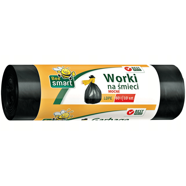 Bee Smart LDPE affaldsposer 60l 10 stk 242434