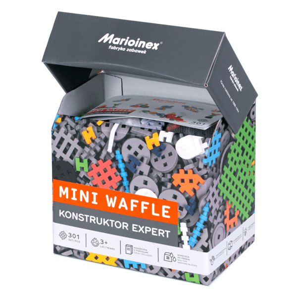 Marioinex Mini Waffle Constructor Expert Pedagogiska Byggklossar, 301 Bitar, För Åldrar 4 Och Uppåt, Stöder ...