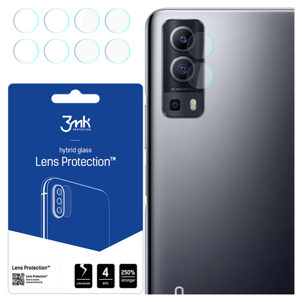 Vivo Y72 5G - 3mk linsskydd