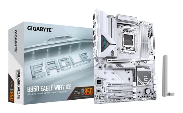 Gigabyte B850 Eagle WF7 ICE Bundkort