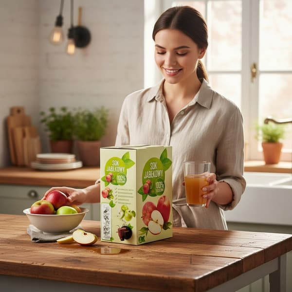 25x ÆBLEJUICEKARTON 100% PRESSEDE 5L BAG-IN-BOX EMBALLAGE 25 stk.