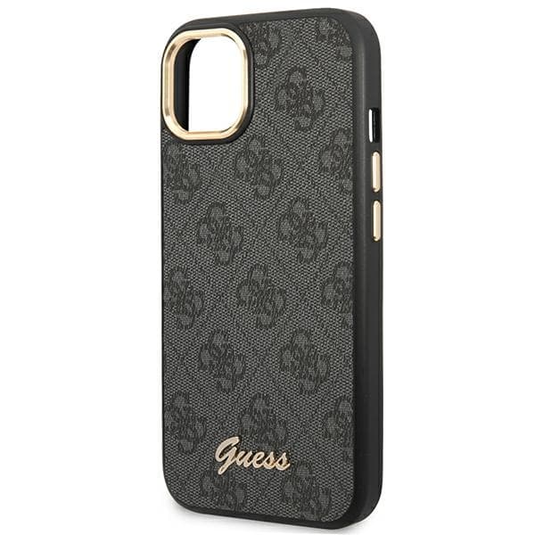 Guess 4G Metal Camera Outline Cover - iPhone 14 Plus Cover (Sort)
