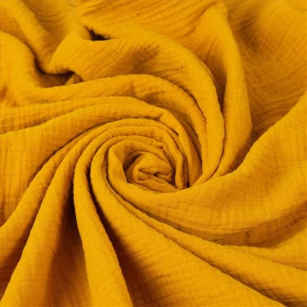 Flätad muslin spjälskydd 200 cm honung