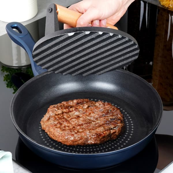 Gjutjärns burgerpress CAST LINE 17,5 cm