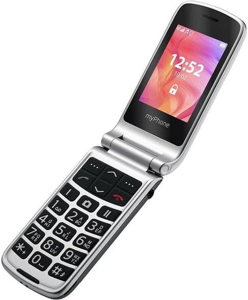 MYPHONE Rumba 2 Sort og Sølv Mobiltelefon