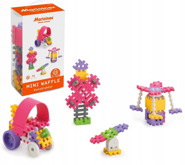 CONSTRUCTOR Marioinex Mini Vaffelblokke 70 stk.