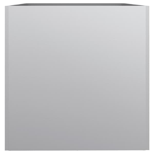 vidaXL Kruka, Silver, 62x40x39 cm, Galvaniserat stål