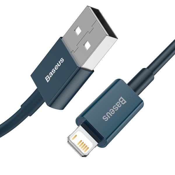 Baseus Superior Series USB till Lightning-kabel, 2.4A, 2m (blå)
