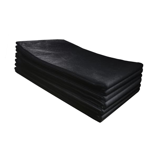 Engangslagner 100 cm x 215 cm sort non-woven 15 g 10 stk.