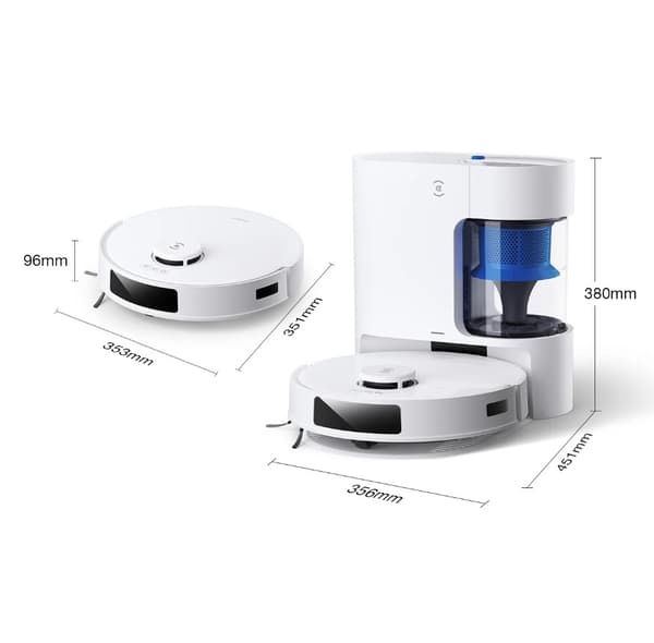 Ecovacs Deebot N20 Plus robotdammsugare (vit)