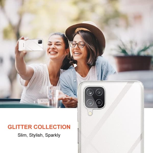 ETUI TIL SAMSUNG GALAXY A12 BAGSIDE KLAR SILIKONE SM-A125F