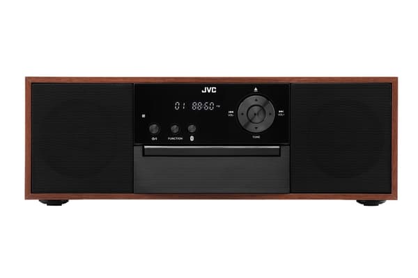 JVC RD-E761 Mini Hi-Fi -järjestelmä, Bluetooth, CD-soitin, musta