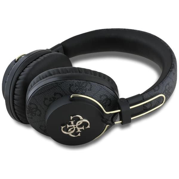 Guess Bluetooth ENC Metal 4G Logo Sorte Over-Ear Hovedtelefoner