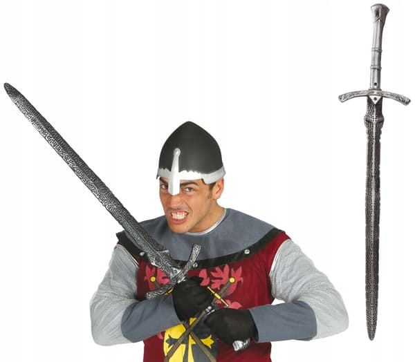 RIDDARS SVÄRD Tvåhandsvapen Krigare Gladiator Viking 98cm
