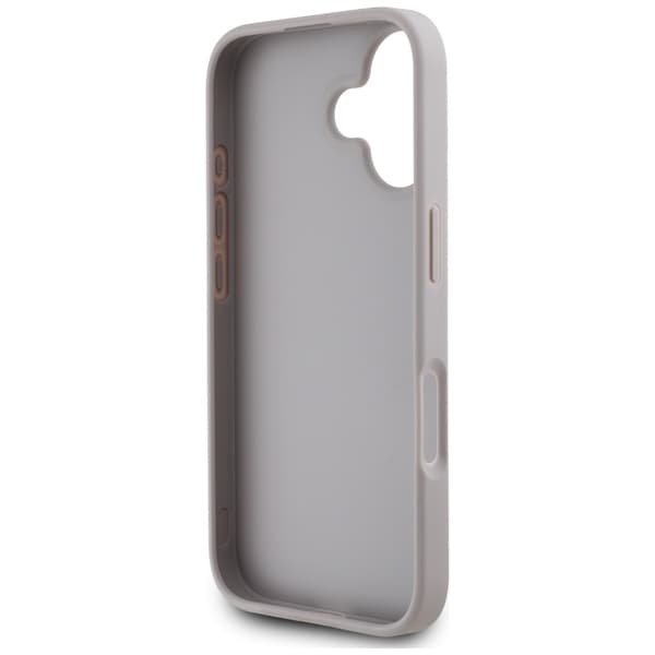 Guess Grained Roses Big 4G logo cover til iPhone 16 lilla