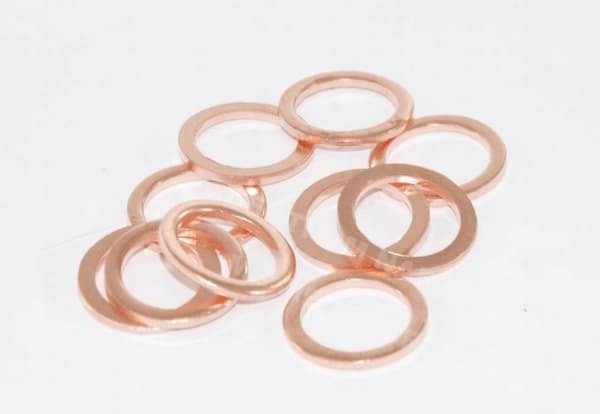 SILVER kobberskiver Cu sæt 150 stk sorter S10543