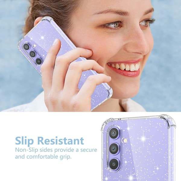 ETUI TIL SAMSUNG GALAXY A54 5G SILIKONE GLOSSY + 3x HÆRDET GLAS