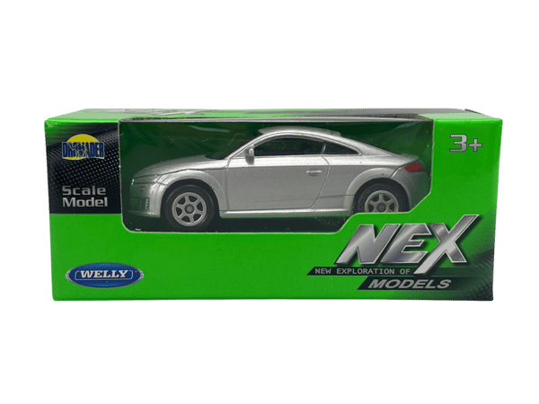 WELLY AUDI TT COUPÉ SILVER 1:60 52346