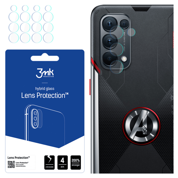 Oppo Reno 5 Marvel Edition - 3mk linsskydd