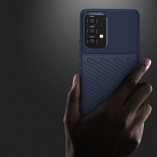 Thunder Case flexibelt armerat skal Samsung Galaxy A53 5G blå