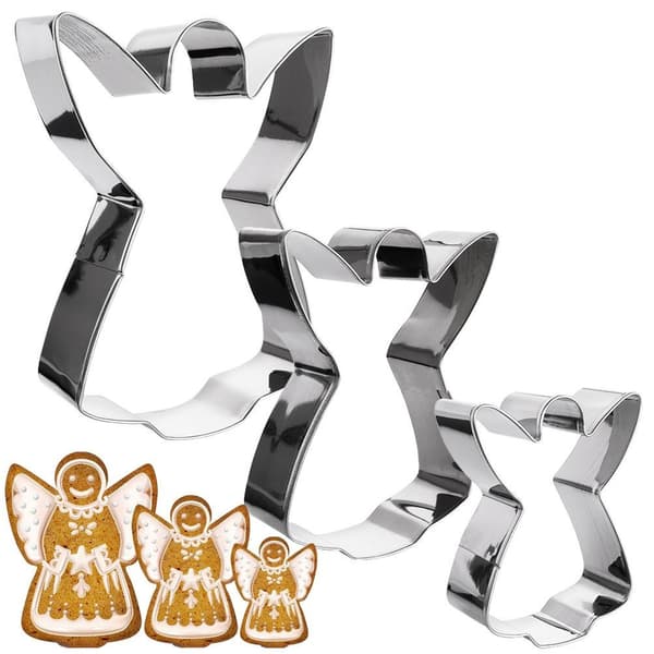 Stålängelkakutstickare 12 cm 3 st