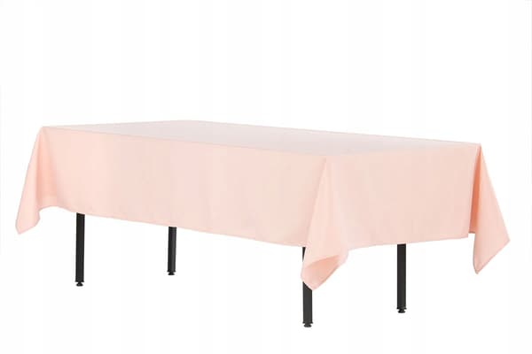 Pletafvisende rektangulær borddug, tyk polyester, 280x170 cm, pink