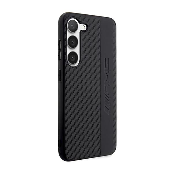 AMG Carbon Stripe & Embossed - Samsung Galaxy S23 cover (sort)