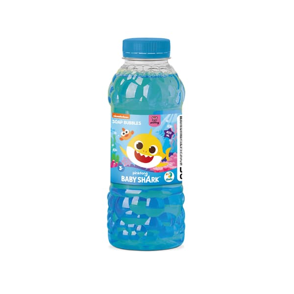 Baby Shark tvålbubblor för barn påfyllningsflaska 450 ml