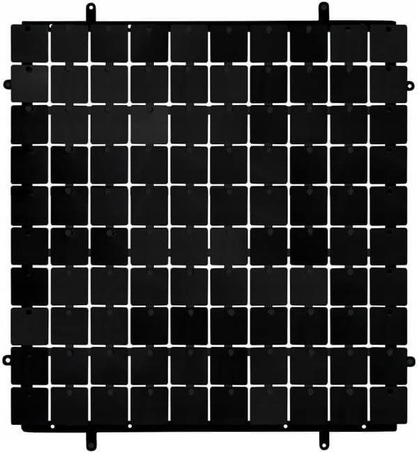Sort dekorativt panel, sort baggrund, fotovæg til sessioner, 30x30cm, 100 stk.