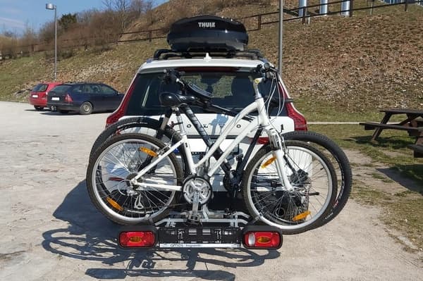 Amos TYTAN 2 PLUS cykelplattform för 2 cyklar