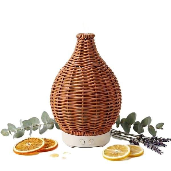 Aroma Folk Eco oliediffuser - ultralydsaromaterapi og luftbefugtning - professionel, til hjem og kontor - 130 ml