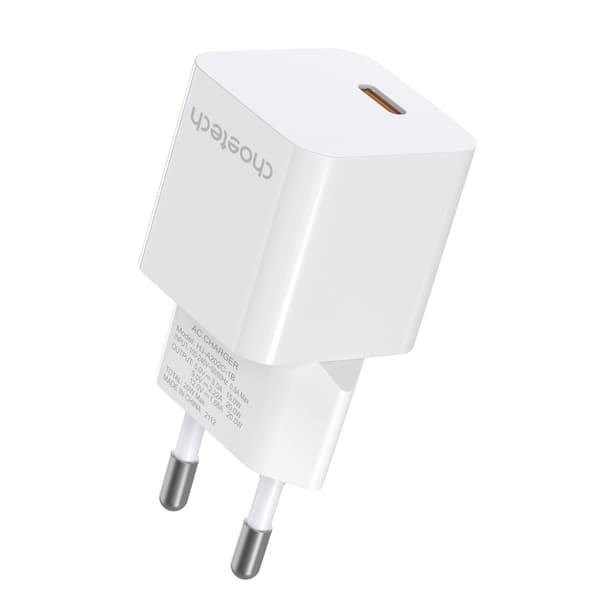 Choetech PD5010 USB-C 20W Väggladdare - Vit