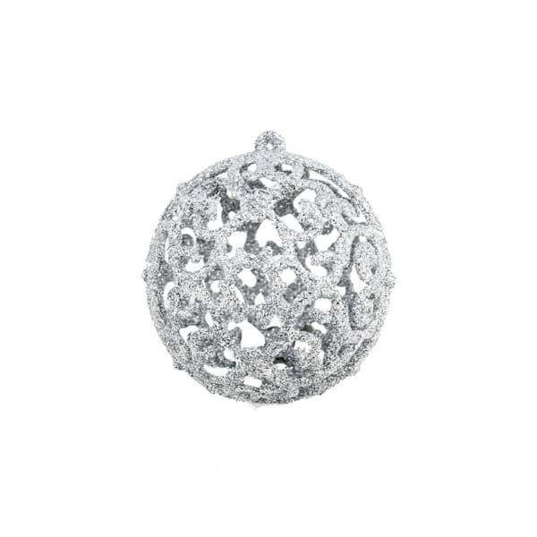vidaXL Julgranskulor, 100 delar, 3/4/6 cm, Silver