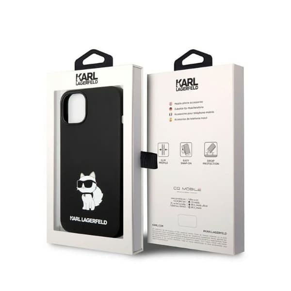 Karl Lagerfeld Silikone NFT Choupette - iPhone 14 Plus Etui (Sort)