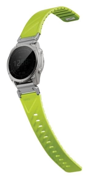 Magnetisk rem UNIQ Fluo til Garmin Quick Release 26mm og QuickFit Lime